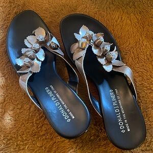 Women’s Taupe Donald J Pliner wedge sandals